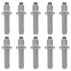 Hiking Poles Replacement Tips Set of 10 Premium Tungsten Tips for Trekking Pole &…