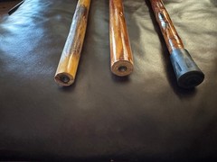 48″ Collapsible Wood Hiking Stick 3-Piece Detachable Walking Staff Travel Pouch