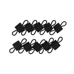 10pcs Tactical Molle Ribbon Buckle Binding Retainer for PTT Antenna Stick Pipe
