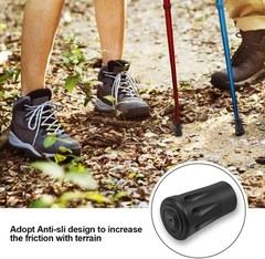 10x Trekking Pole Tips Protectors for Hiking Sticks & Nordic Walking Poles…