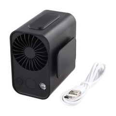 3600mAh Portable Waist Fan with Flashlight and 4 Speed Natural Wind Modes