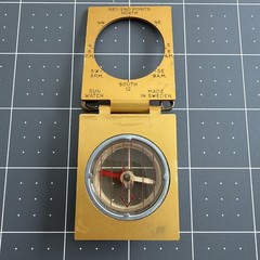 Rare Vintage Silva Huntsman Compass Sweden w/ Box & Instructions Sun Watch