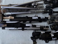 Outdoor Products foldable Trekking Walking Hiking Poles Sticks. Pairs only.