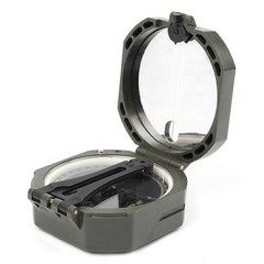 Pocket Transit Army Geology Compass for Outdoor Hiking Camping Survival Marching