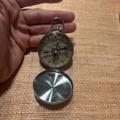Vintage Liquid Filled Compass Pathfinder Precise Japan (Pre-Owned) Working!