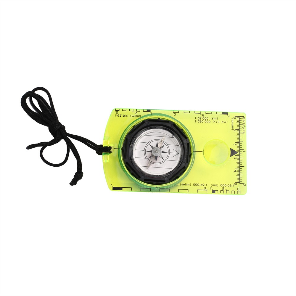 Map Compass Hiking Camping Climbing Navigation Multifunctional Compass Tool