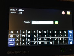 RAND MCNALLY TND 760 FLEET EDITION TRUCK FLEET MANAGEMENT GPS WITH 9 PIN Y-CABLE
