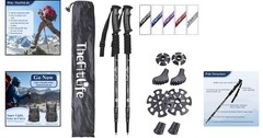Advanced Adjustable Trekking Poles – Ergonomic Design & 2 Accessories Included