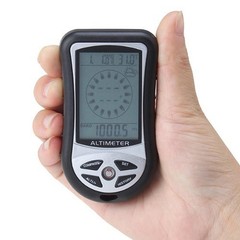 8 in 1 Outdoor Hiking Hunting Digital Compass Altimeter Barometer Thermometer V