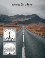 Inspirational Sobriety Gifts for Men – Pocket Compass & Token, Recovery Gift for