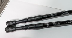 Necasil 2x Trekking Poles Black New Aircraft Grade Aluminum