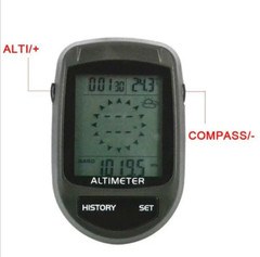 NEW Digital 8 in 1 LCD Electronic Compass Altimeter Barometer Thermometer Clock