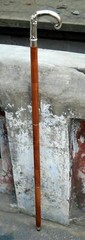 Antique Wooden walking stick With brass head handle vintage Antique Handmade New