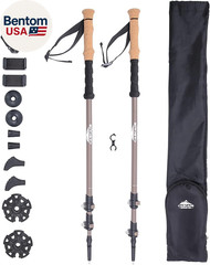 Trekking Poles – Carbon Fiber Monopod Walking or Hiking Sticks with with Accesso