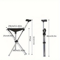 Ergonomic Adjustable Hiking Stick with Anti-skid Base – Ultimate Outdoor Gea🎁