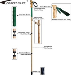 Trekking Pole with Robust Construction and Enhanced Side Impact Resistance