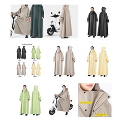 Full Body Waterproof Motorcycle Raincoat With Thickened Extended Sleeves Design