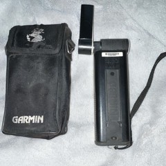 Garmin GPS 45 Handheld Digital Hiking GPS with Case, Black/Beige