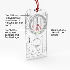 Compass Outdoor Expedition 4 Hiking Compass Map Scales 125k 140k 150k M…