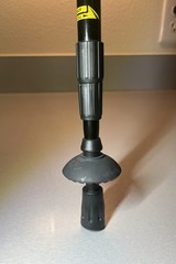 PAULS SUPPLIES Trekking Pole Adjustable Hiking Walking Stick Black Animal Print