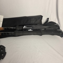 Cascade Mountain Tech Aluminum Trekking Poles Quick Lock EVA Grip Carry Bag Pair