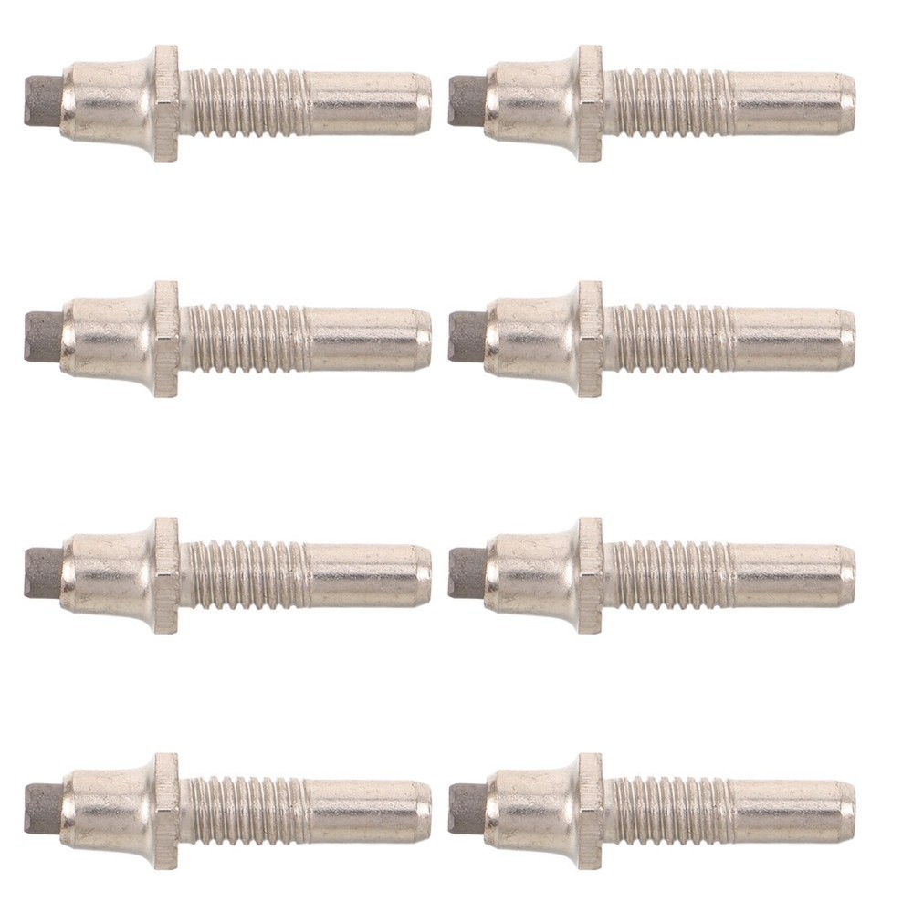 8Pcs Durable Tungsten Steel Hiking Pole Tip Replacements for Mountain Trails