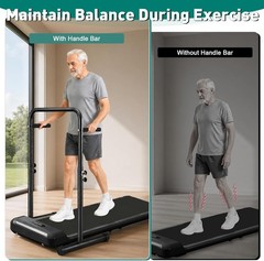 Walking Pad Handle Bar Only – Adjustable Heights Walking Pad Handrail for Differ
