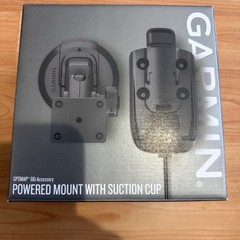 Garmin Powered Mount with Suction Cup t/GPSMAP 66i, 66sr, 67, 67i – Black