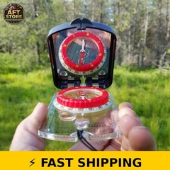 TurnOnSport Sighting Compass with Mirror for Navigation & Hiking