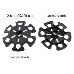 2PCS Trekking Pole Snow Baskets Universal Accessories for Walking Sticks Anti