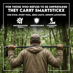 Collapsible Tactical Walking Stick with LED Light & USB Charging – Heavy-Duty Hi