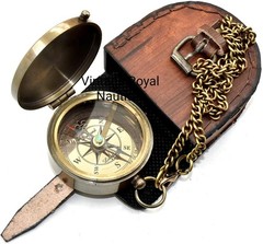 Military Compass for Hiking and Survival- Waterproof Brass Nautical Pocket Co…
