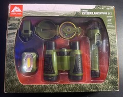 Ozark Trail 5 Piece Outdoor Adventure Set Binoculars Compass Flashlight and More