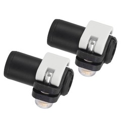 2Pcs Durable Trekking Pole Clamp Lock White Quick Release External Lock Repairs