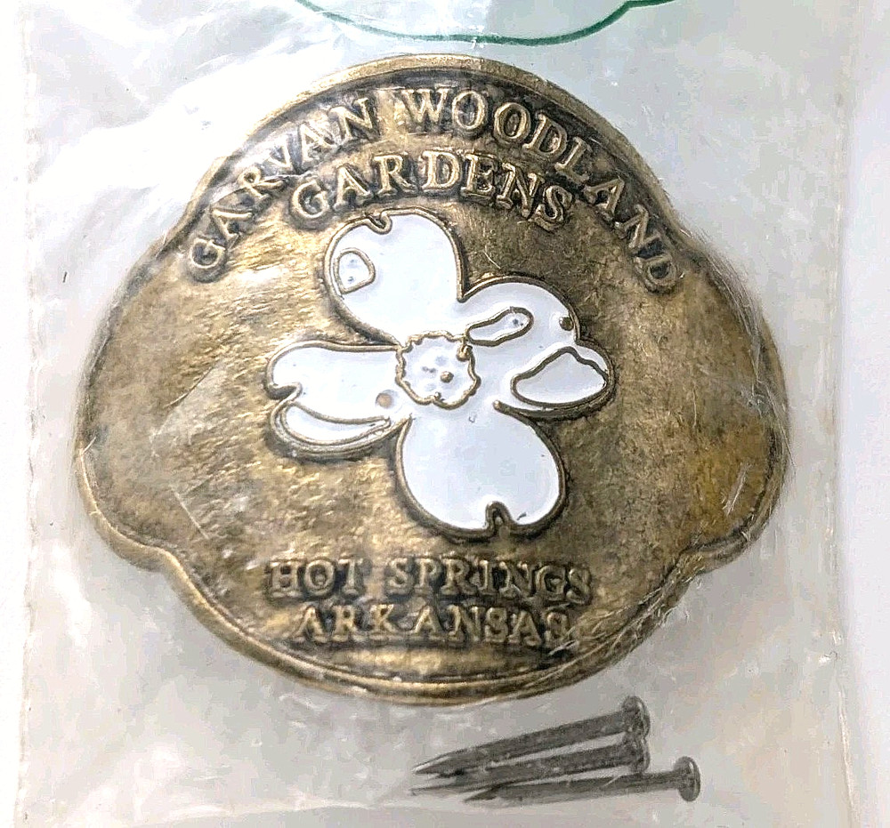 Garvan Woodland Gardens Arkansas Hiking Stick Medallion Walking Staff Badge