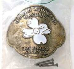 Garvan Woodland Gardens Arkansas Hiking Stick Medallion Walking Staff Badge