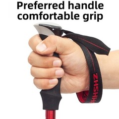 Portable Adjustable Folding Trekking Pole – Lightweight Hiking & Mountaineering