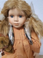 Country Dolls Creactiv Porcelain Doll 40 cm Limited Edition with Tag and…