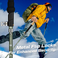 Hiking Poles – Aluminum Alloy 7075 Trekking Poles Collapsible with Telescopic,Li