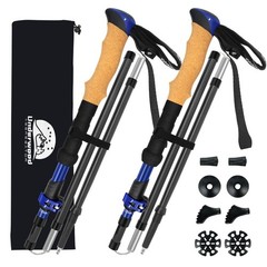 Carbon Fiber Trekking Poles – Lightweight Collapsible Hiking Poles, 2 PCS Nor…