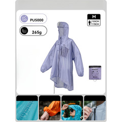 PU5000 Waterproof Raincoat 15D Silicone Coated Nylon for Outdoor Heavy Rain