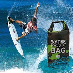 Waterproof Dry Bag 2L//10L/1/20L/30L, Roll Top Sack Keeps Gear Dry for 5L Green