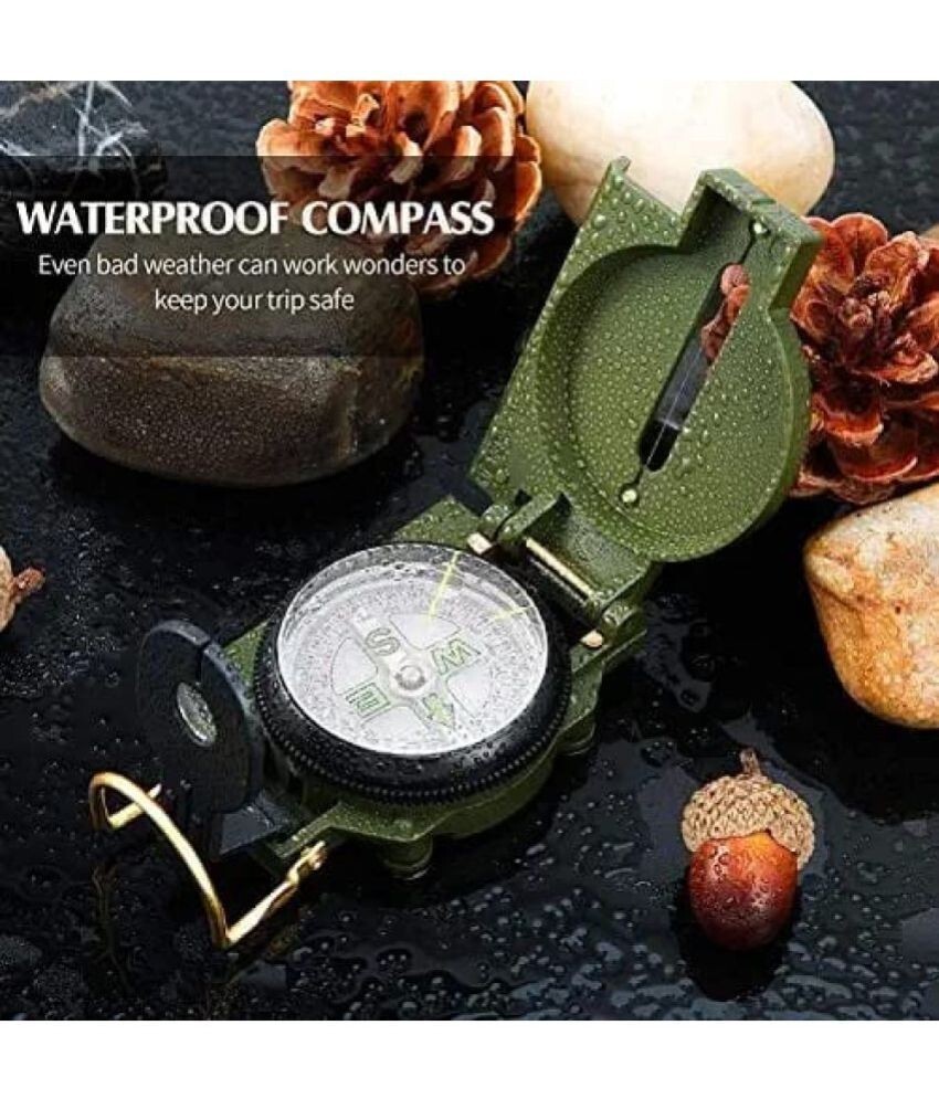 Military Lensatic Compass Tactical Survival Hiking Camping Navigation Tool