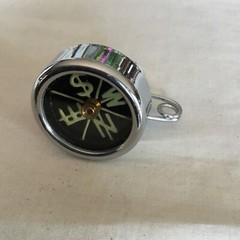 Vintage Outdoor Hunter Pin On Silver Compass No. 515 New Old Stock