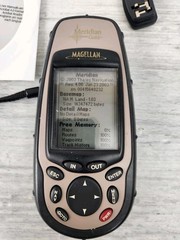 Magellan Meridian Gold Handheld GPS Receiver Hiking/Camping/Boating Battery Op