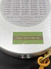 Suunto Helinski PM-5/360PC Vintage Inclinometer Clinometer Forester Survey Tool