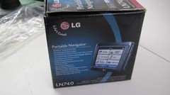 LG LN740 Portable Navigator 4″ touch screen LCD IOB Tested w accessories AS-IS
