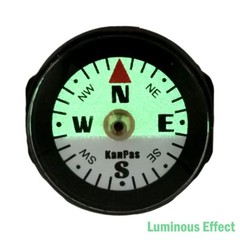 Mini Luminous Button Compass For Watch Band Lanyard