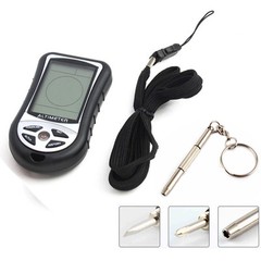 Protable Camping 8 In 1 Digital Compass Altimeter Barometer Thermometer