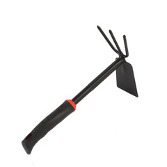 Sturdy Welded Carbon Steel Gardening Tool Set Shovel Rake Dual Purpose Hoe